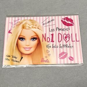 NWT Barbie Postcard Collectible